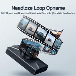SnelShoppen - Dash Cam Voor en Achter 2.5K, 3.0" LCD, Super Nachzicht, Loopopname, G-sensor, 170° Groothoek HDR, Parkeerbewaking — thumbnail 4