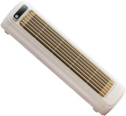 Stille Staande Ventilator - Verstelbare Koeler - Ruimte Koelen - Vleugelloos Mechanisme - 31.2 cm - Beige — thumbnail 1