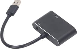 USB naar HD Adapter - Video Converter - Extra Scherm Aansluiten - Dubbele Interface - Compact Design - Zilver — thumbnail 5