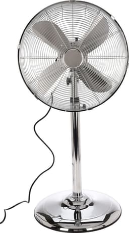 Cromo Staande Ventilator – Verstelbaar – 60 W – 40 x 40 x 130 cm – Chroom — thumbnail 1
