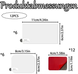 Solidchoice - 12 Stuks Dubbelzijdige Plakpads voor Dashcam Montage — thumbnail 5