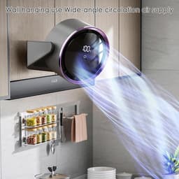 Bureau Ventilator - Stille Tafelventilator - Persoonlijke Koeling - Geïntegreerd Nachtlampje - 17.6x8.6x19.1cm - Grijs — thumbnail 5