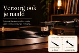 LunaLuxa - Schoonmaakset voor platen - 6 delig - antistatisch - vinyl cleaning kit - vinyl borstel - lp schoonmaakset - platenreiniger - platenborstel — thumbnail 3