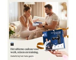 Massage Gun Mini – 5 Snelheden – 5 Opzetstukken – USB-C Oplaadbaar – Stil 40 dB – 3000 RPM