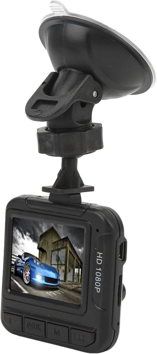 Dashcam, Duurzame Autorecorder met Bewegingsdetectie en Houder voor Veilig Rijden — afbeelding 1