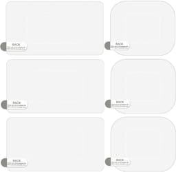 SnelShoppen - Pack van 6 Windscreen Sticker Shield - Electrostatic Stickers voor Dashcam - Eenvoudig te Installeren - Voorkom Krassen en Vallen - Duur — thumbnail 1