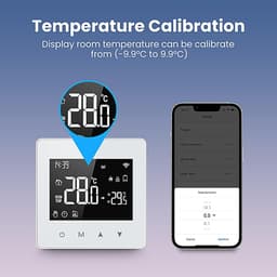Slimme Thermostaatkraan - Radiatorkraan WiFi - Energie Besparen - App Bediening - 8.6 x 8.7 cm - Wit — thumbnail 5