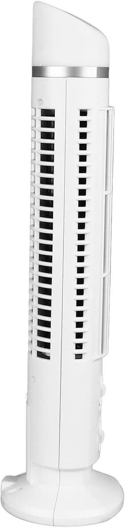 Bladloze Ventilator - Torenventilator USB - Stille Koeling - Veilig voor Kinderen - 10x11x39 cm - Wit — thumbnail 4