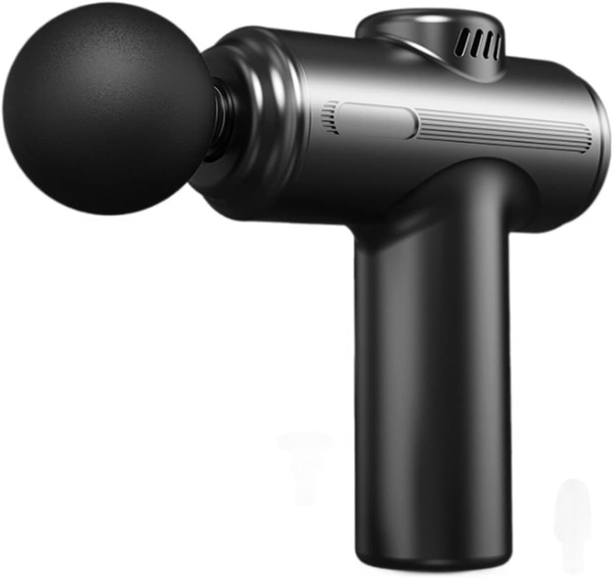Draagbare Massager - Spierpistool - Spierontspanning - Diepe weefselmassage - 8 massagekoppen - Zwart — afbeelding 1