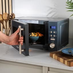 Digitale Magnetron - Vrijstaande Oven - Snel Maaltijden Bereiden - 8 Automatische Programma's - 20 Liter Capaciteit - Grijs — thumbnail 3