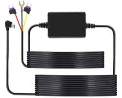 Inbouwset hardwire voor dashcam - Type-C aansluiting - Laagspanningsbeveiliging - 12V/24V naar 5V - Eenvoudige installatie - Parkeerbewaking