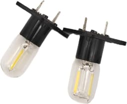 SnelShoppen - QLEE Z187 LED Magnetron Lamp 1.5W Vervangingslamp voor Koelkast en Magnetron, 20W Equivalent, 2 Stuks, 50000 Uur Levensduur, Daglicht 50 — thumbnail 2