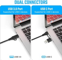 M.2 NVMe en SATA SSD-behuizing, m2 adapter externe harde schijf schijf, m2 USB 3.1 SSD adapterbehuizing USB-C harde schijf voor M.2 PCIe NVME M-Key & M+B-Key 2230/2242/2260/2280 — thumbnail 5