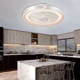 Plafondventilator met Licht - Ventilatorlamp - Comfort in Huis - Stille DC Motor - 72W 7200lm - Wit — thumbnail 3