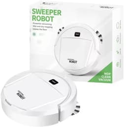 Smart robot stofzuiger met borstels en Veegdoek. 3 in 1.Zuigen, vegen en dweilen. wit (TR_ ZB230A) — thumbnail 2