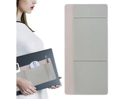 Harde schijf houder - Mobiele organizer - Werkplek optimaliseren - Drie handige vakken - 27 x 13 cm - Grijs