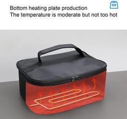 Mini Auto Magnetron - Draagbare Lunchbox - Voor Chauffeurs en Reizigers - 12V Magnetron - Snel Verwarmen - Ideaal voor Werknemers — thumbnail 4