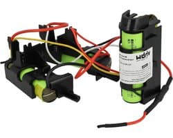 Stofzuiger accu - Reserve batterij - Huishoudelijk schoonmaken - Kortsluitingsbeveiliging - 144 Volt - Zwart