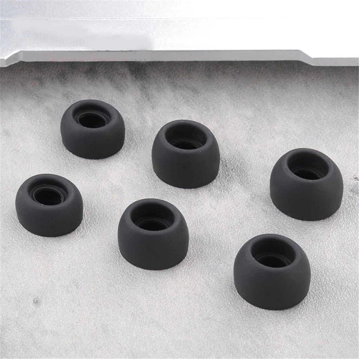 Siliconen tips geschikt voor Samsung Galaxy Buds Pro zwart — afbeelding 1