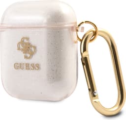Guess TPU Glitter Case AirPods 1 - AirPods 2 Goud — thumbnail 3