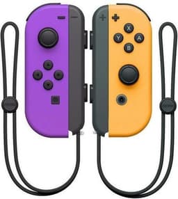 Nintendo Switch Joy-Con Controller paar - Neon Lila en Neon Oranje — thumbnail 5