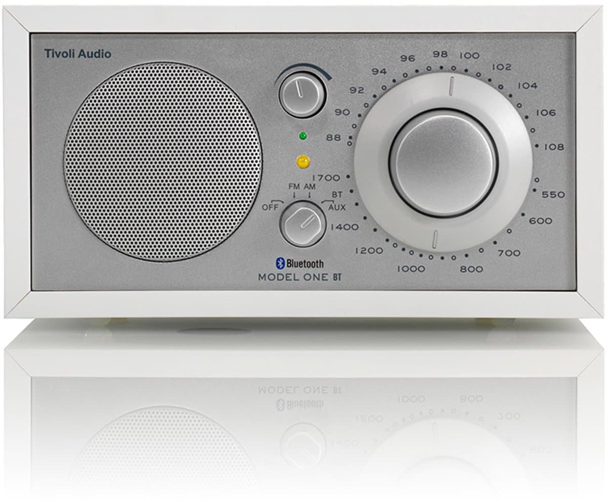 Tivoli Audio - Model One BT - FM/AM Radio met Bluetooth - Wit/Zilver — afbeelding 1