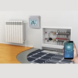 Slimme Wifi Thermostaat voor Elektrische & Watervloerverwarming - App & Spraakbediening — thumbnail 3
