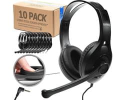 Bulk Hoofdtelefoon met Microfoon voor Klaslokalen - Premium On-Ear Audio-oplossing voor Studenten