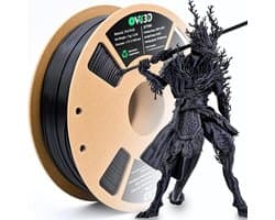 Zwart PLA 3D Printer Filament - 1.75mm Duurzaam Materiaal