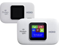 Draadloze Wifi Router 4G - Draagbaar - MiFi Router - Router - 3000 mAh batterij - 4G - Simkaart slot - Universeel - USB C