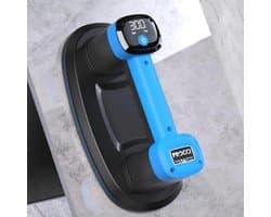 Accu-zuiger voor tegels en glas met LCD-display - 2 motoren en 300 kg zuigkracht