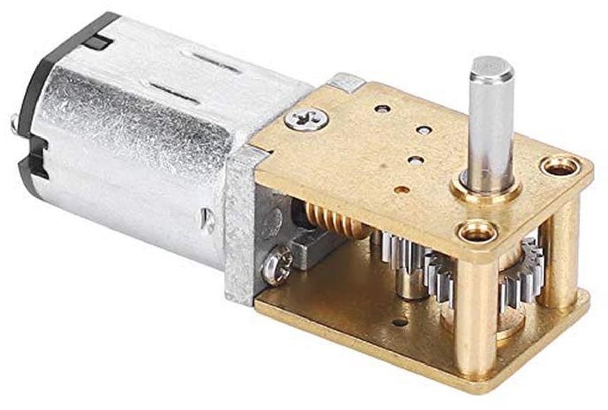 Mini Metalen Tandwielmotor DC 12V voor Elektrische Ventilatoren - Hoogrendement Micro Motor — afbeelding 1