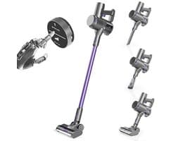 Draadloze Stofzuiger | Ultralichte 6-in-1 Elektrische Bezem met Krachtige Accu en Cycloon Technologie