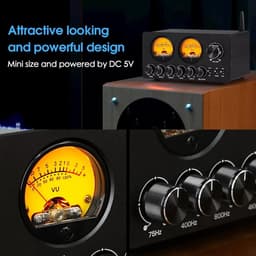 5-Bands Audio Equalizer met Bluetooth & VU-Meter | Voorversterker voor Hifi, Stereo en Computer — thumbnail 2