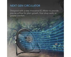 Industriële Wandventilator 30,5 cm met Draadloze Afstandsbediening en Hoge Luchtstroom