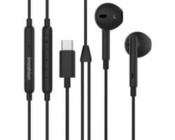imoshion Bedrade Oordopjes met USB-C Aansluiting - Oortjes met Draad - Zwart