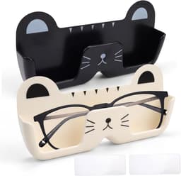 Set van 2 Wandhouder voor Brillen - Schattige Kattenvorm voor Zonnebrillen en Brillen — thumbnail 1