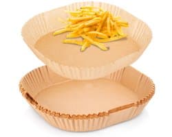 Airfryer-bakpapier - 20 cm - 50 stuks