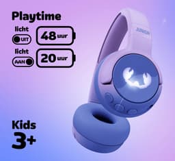Fresh 'n Rebel Code Junior - Koptelefoon kind - Kinder koptelefoon - Draadloos (Bluetooth) & Bedraad – Inclusief Aux kabel (1m) - Groovy Galaxy — thumbnail 2