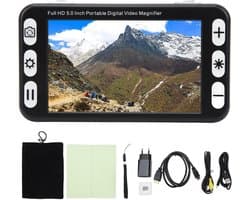 Draagbare Digitale Leesloep 5 Inch - 2 tot 48x Vergroting voor Slechtzienden