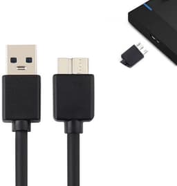 USB 3.0 naar Micro B datakabel 50 cm voor harde schijven, tablet, camera en PC — thumbnail 5