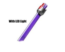 LED-buis spleetmondstuk Geschikt voor stofzuiger, Geschikt voor Dyson V7 V8 V10 V11 V15 stofzuigers (vervangingsonderdeel).