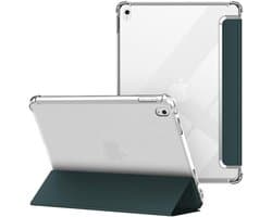 Transparante TPU & PU Leer Hoes voor iPad Air 3 (2019) & iPad Pro 10.5 Inch (2017) - Slank, Schokbestendig Smart Cover met Standaard