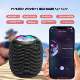 Draagbare mini-subwoofer met Bluetooth en ultralange batterijduur, ideaal als mini-promotiecadeau. — thumbnail 4