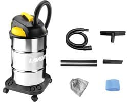 Natte en droge stofzuiger 30 liter met 1200W motor en accessoires