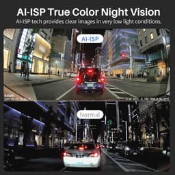 Dashcam 4K met Nachtzicht en GPS, 64GB SD Inclusief, 3,16" IPS Scherm, Continu Opnemen, Parkeerstand 24U — thumbnail 2
