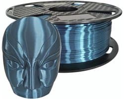 Zijdeachtig Donker Cyaan PLA 3D Printer Filament 1.75mm 1 KG - Hoogwaardige Glans voor 3D Printen