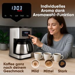 ProfiCook KA 1300 - Filter-Koffiezetapparaat -8 tot 10 kops - thermoskan -Timer — thumbnail 5