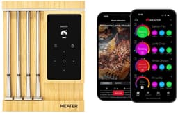 Slimme Wifi Kernthermometer XL met 4 Sensoren - Draadloos voor BBQ, Oven, Grill en Airfryer — thumbnail 1