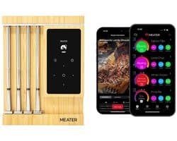 Slimme Wifi Kernthermometer XL met 4 Sensoren - Draadloos voor BBQ, Oven, Grill en Airfryer